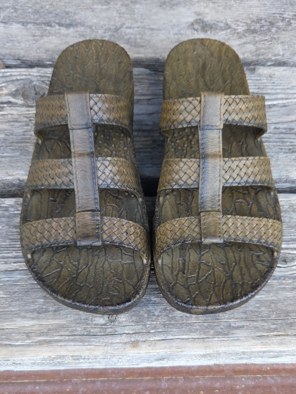 Pali Hawaii Jaya Jesus Gladiator Sandals in Brown